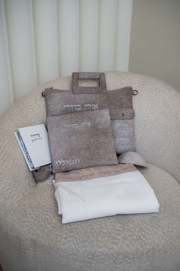 סט טלית ותפילין מהודר | דגם שוויתי